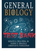 Test Bank for General Biology by Dela Pena