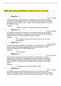 NUNP 6640&colon; latest update Midterm exam test review 100&percnt;pass
