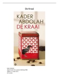 Boekverslag Nederlands, De Kraai van Kader Abdolah