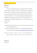 NRNP 6670 Discussion Post Updated