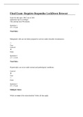 NURS 231 Final Exam&lowbar;Questions and Answers 2021- Patho Portage Learning-ALL ANSWERS CORRECT
