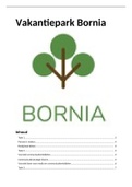 Eindverslag vakantiepark Bornia