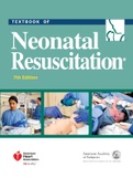Textbook of Neonatal Resuscitation (NRP) 7th Edition Test Bank