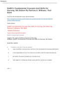DeWit&rsquo;s Fundamental Concepts And Skills for Nursing&comma; 5th Edition By Patricia A&period; Williams -Test Bank