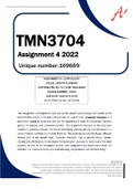 TMN3704 Assignment 4 2022