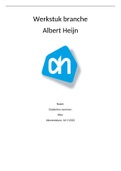 Albert Heijn- branchewerkstuk