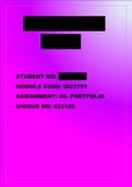 ISC3701 assignment 04 portfolio- 100&percnt;