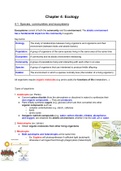 IB Biology SL - Unit 4: Ecology (straight 7)