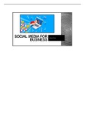Unit 3 – BTEC Level 3 National Extended Certificate  Learning Aim A:  The use of Social Media in Business (All Criteria's Met) (Distinction Level)