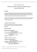 PRAC6541 Week 2 Assignment&semi; Practicum Experience Plan &lpar;PEP&rpar; Walden University