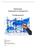 Masterclass Organisatie en Management:, praktijkplan, beoordeling 9