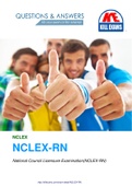 NCLEX-RN-Questions And Answers Graded to score A 2021/2022