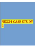 N5334 CASE STUDY 2 DIABETIC CASE STUDY 1 Diabetic Case Study N5334 Advanced Pharmacology for APNs L