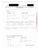 Precalculus(Math125) Recitation Week 1 Answers