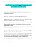 AANP Adult gerontology primary care nurse practiotioner study guide