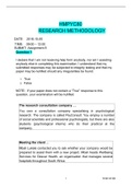   HMPYC80  RESEARCH METHODOLOGY 