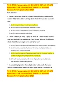 NUR 2310 Community 403 REVIEW FINAL EXAM Questions And Answers Best Rated A &plus; Assured Success New Update 2022&sol;2023