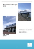 Consulting Operation ferry terminal Harlingen