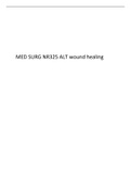 MED SURG NR325 ALT wound healing
