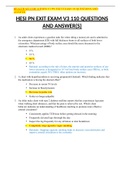 HEALTH SCI COH 315HESI V3 PN EXIT EXAM 110 QUESTIONS AND ANSWER&period;