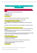 PROPHECY - CORE MANDATORY 1&sol;2&sol;3 exams 2022