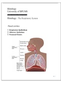 Histology of respiratory system 