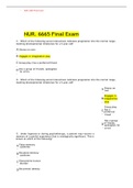 NUR&period; 6665 Final Exam