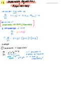WTW256: LU 1.2 SEPARABLE EQUATIONS APPLICATIONS Lecture notes