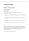 Chapter 20 Legal Issues Nursing Test bank