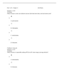 BIOL 180 Quiz 3. Questions and Answers