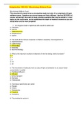 Straighterline &sol; BIO 250 &sol; Microbiology Midterm Exam Graded A Plus