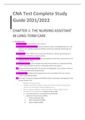 CNA Test Complete Study Guide 2021/2022