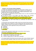 Keiser University NURSING 2230 MH final Regular  Best Updated Questions And Answers  2022&sol;2023 Comprehensively Solved And Graded 100&percnt;