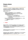 Fiche apoptose