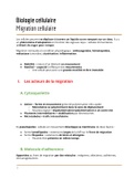 Fiche migration cellulaire &lpar;diaped&egrave;se&rpar;