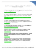 2022 RN PHARMACOLOGY PRACTICE B &ndash; ATI COMPLETE QUESTIONS AND ANSWERS 100&percnt; PASSED EXAM