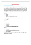 Lecture notes Consumer Behaviour Unit 2: Desicion Making, Buying, Using and Disposing (5BUS1118-0206-2021) 