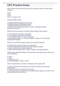 CPC Practice Exam 2022 with complete solutions&period;