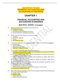  ACCT 3001 test 1 test bank.[ FINANCIAL ACCOUNTING AND ACCOUNTING STANDARDS]
