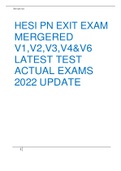 HESI PN EXIT EXAM MERGERED V1&comma;V2&comma;V3&comma;V4&V6 LATEST TEST ACTUAL EXAMS 2022 UPDATE