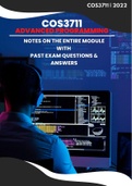 COS3711 Notes with Past Exam Questions & Answers