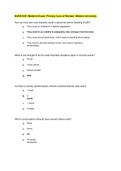 NURS 6551 Midterm Exam Study Guide (Latest Questions)