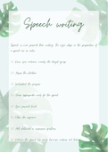 Complete guide to speech writing