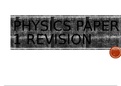 AQA A Level Physics Paper 1 notes