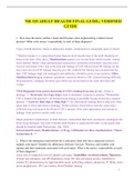 &Tab;NR 325 ADULT HEALTH FINAL GUDE&period;&vert; VERIFIED GUIDE