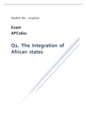 Political Change in Contemporary Africa  ASS 1/2 EXAM 2020, 100% DISTINCTION Guarantee