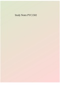 Study Notes PYC1502