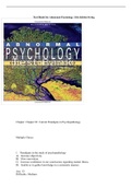 Test Bank for Abnormal Psychology 11th Edition Kring 