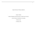 Cognitive behavioral Application