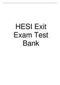 HESI Exit Exam Test Bank 2022 / EXIT HESI TEST BANK 2022